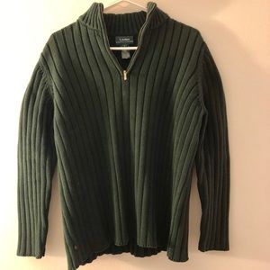 Lauren Ralph Lauren Womens Dark Green Sweater L